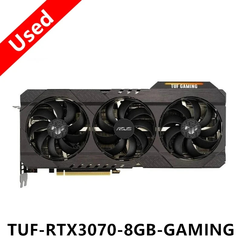 USED TUF RTX 3070 8GB GPU RTX 3070Ti 8GB Video Card GTX3070 Ti RTX3070Ti Gaming Nvidia Turbo Graphics Cards PC Computers Game