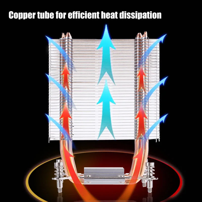 X99 CPU Processor Cooler 4PIN Quiet Ventilador 6 Heat Pipes 2011 1700 CPU Cooling Fan for Intel LGA 1150 1151 1155 X79 AM4 AM3
